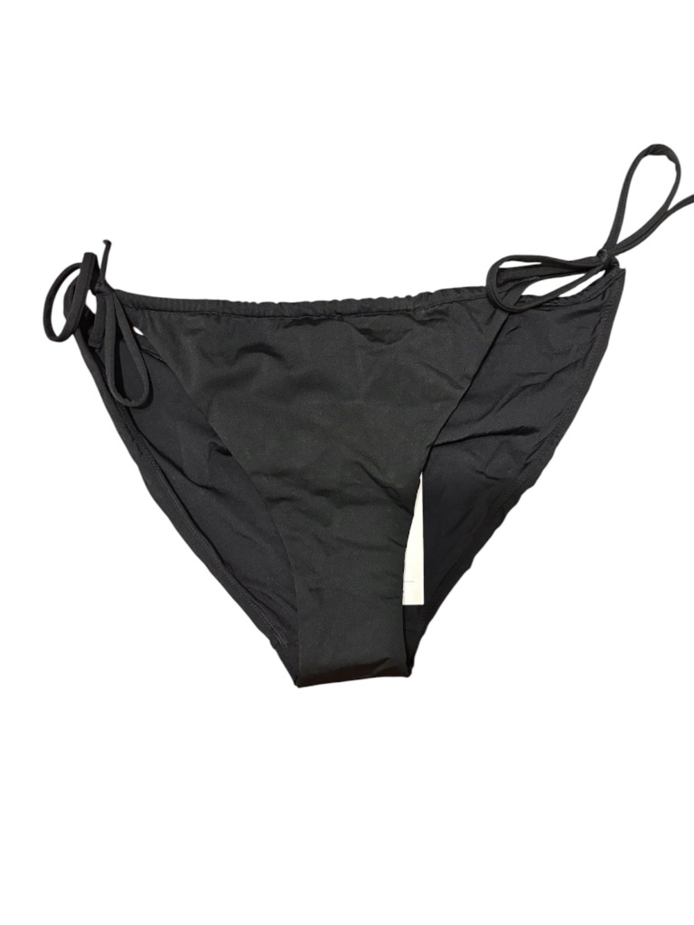 & Other Stories Side Tie Bikini Bottoms in Black Size 12 NWT